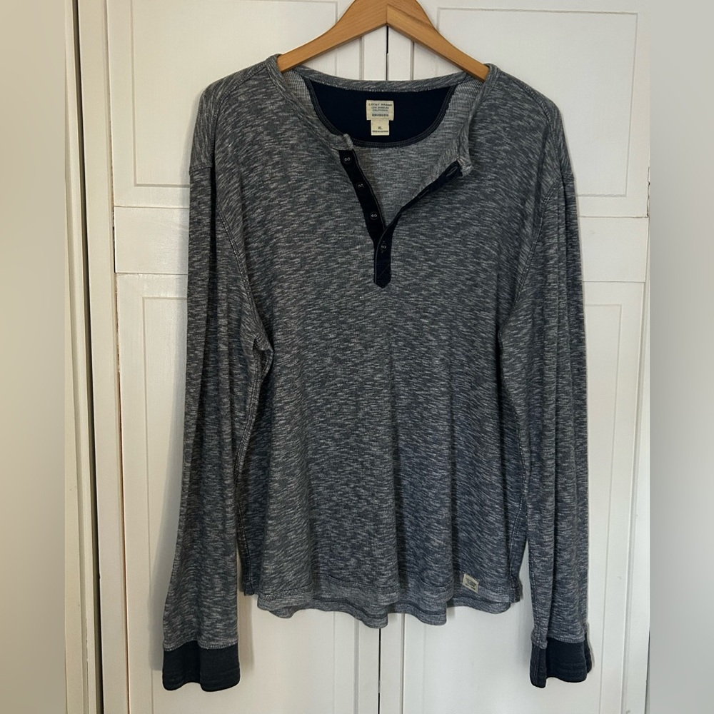 Lucky Brand Men’s XL Long Sleeve Vintage Henley Pullover - Picture 2 of 12